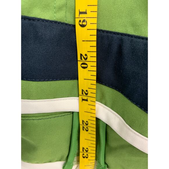 Vintage Nike Green Blue Windbreaker Jacket Full Zip with Kangaroo Pockets Size M - Picture 6 of 6